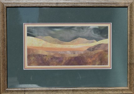 Luminous Hills, framed